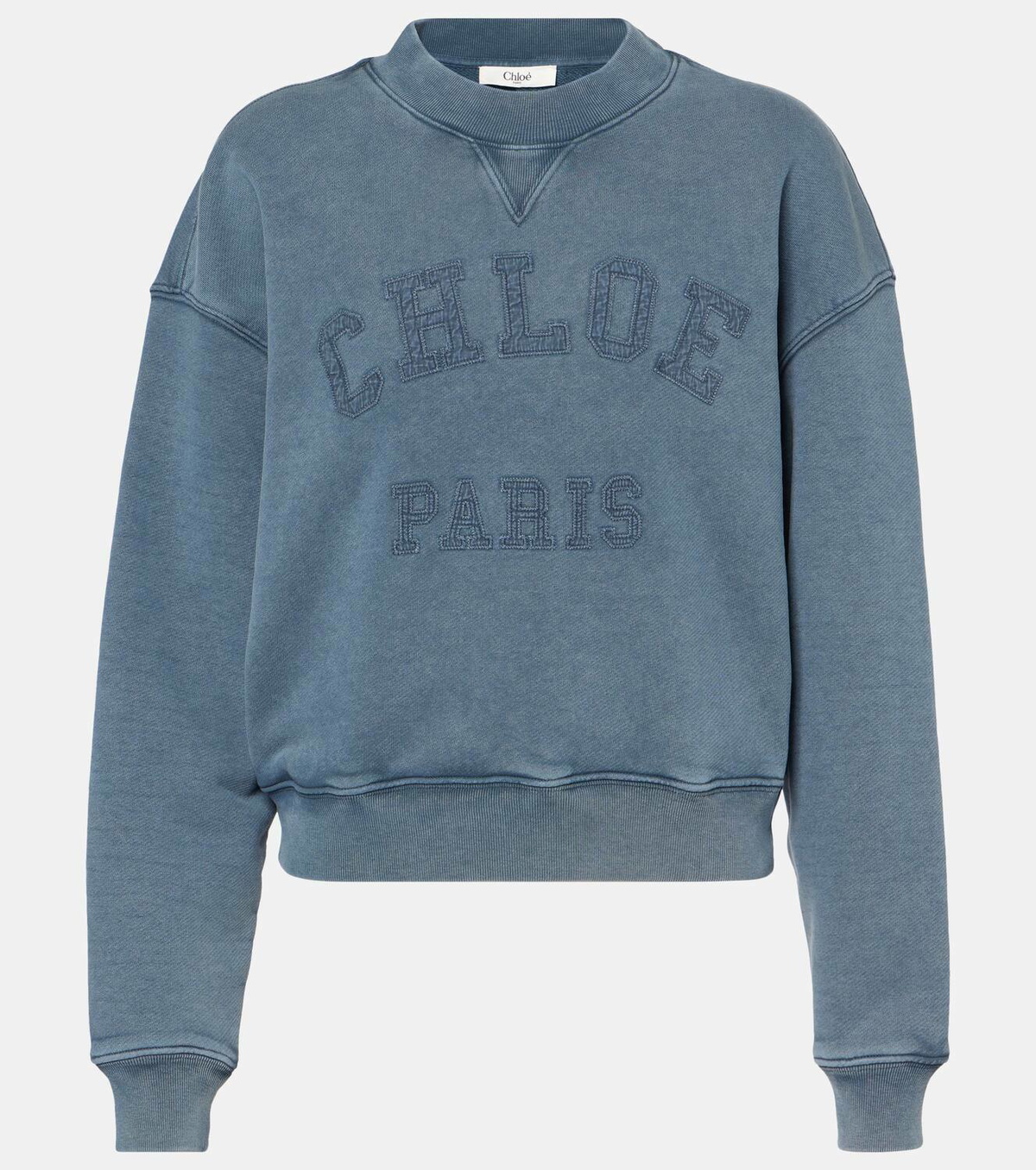 Chloé Logo cotton fleece sweatshirt
