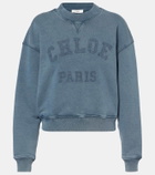 Chloé Logo cotton fleece sweatshirt