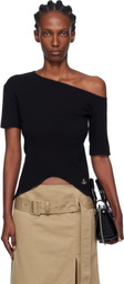 Vivienne Westwood Black Shoulder Orgy T-shirt