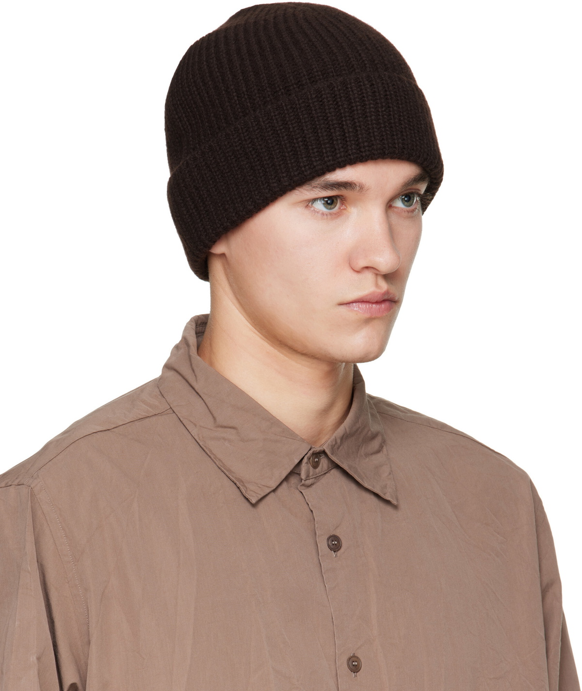 CASEY CASEY Brown Wooly Beanie