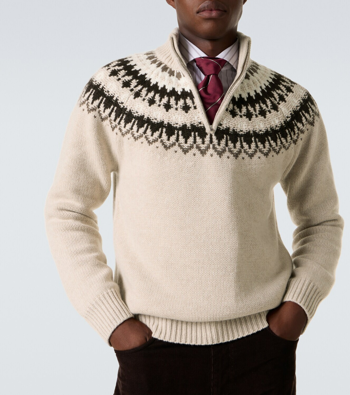 Arch4 Mr Saint Gervais half-zip sweater