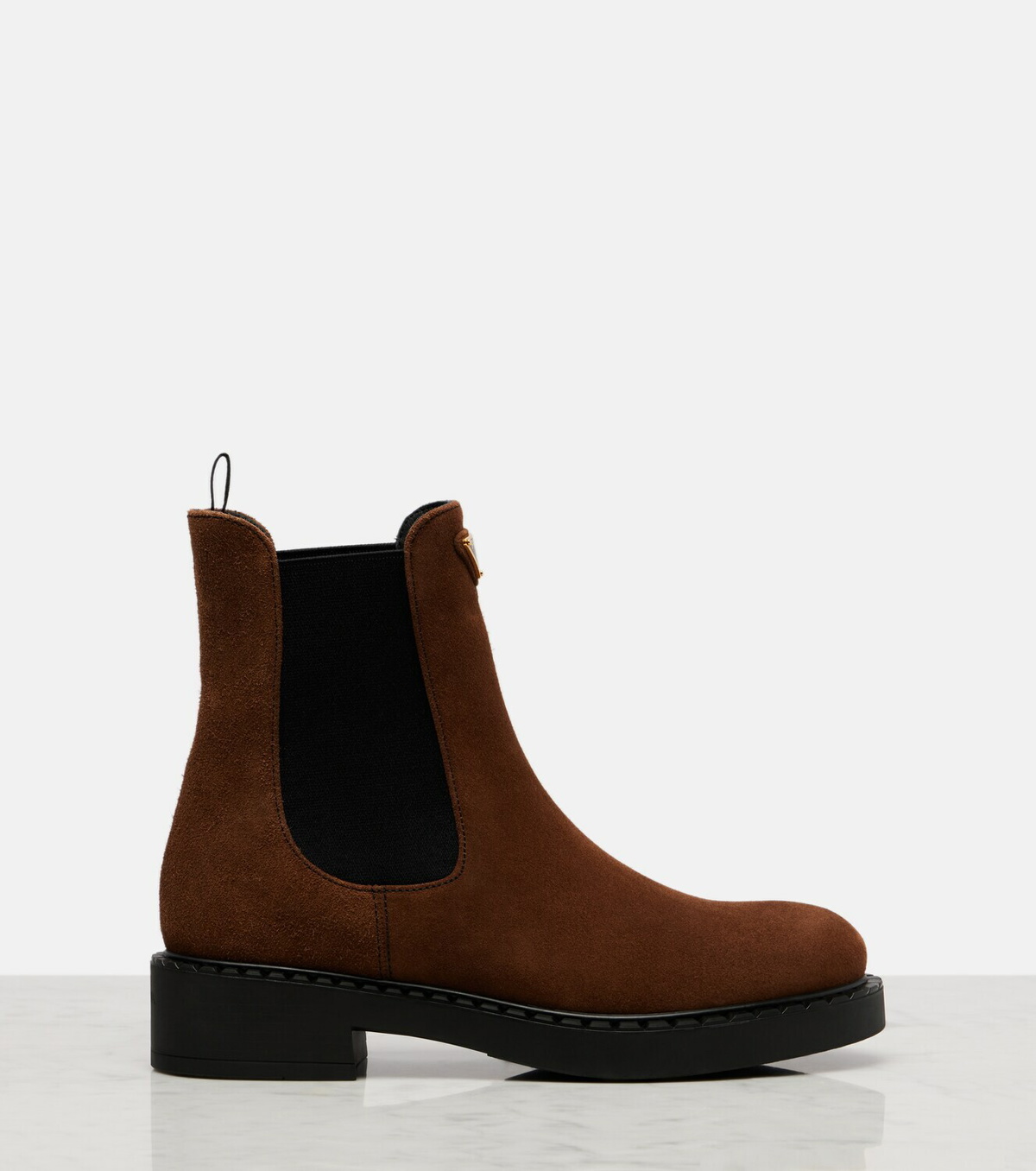 Prada Suede Chelsea boots