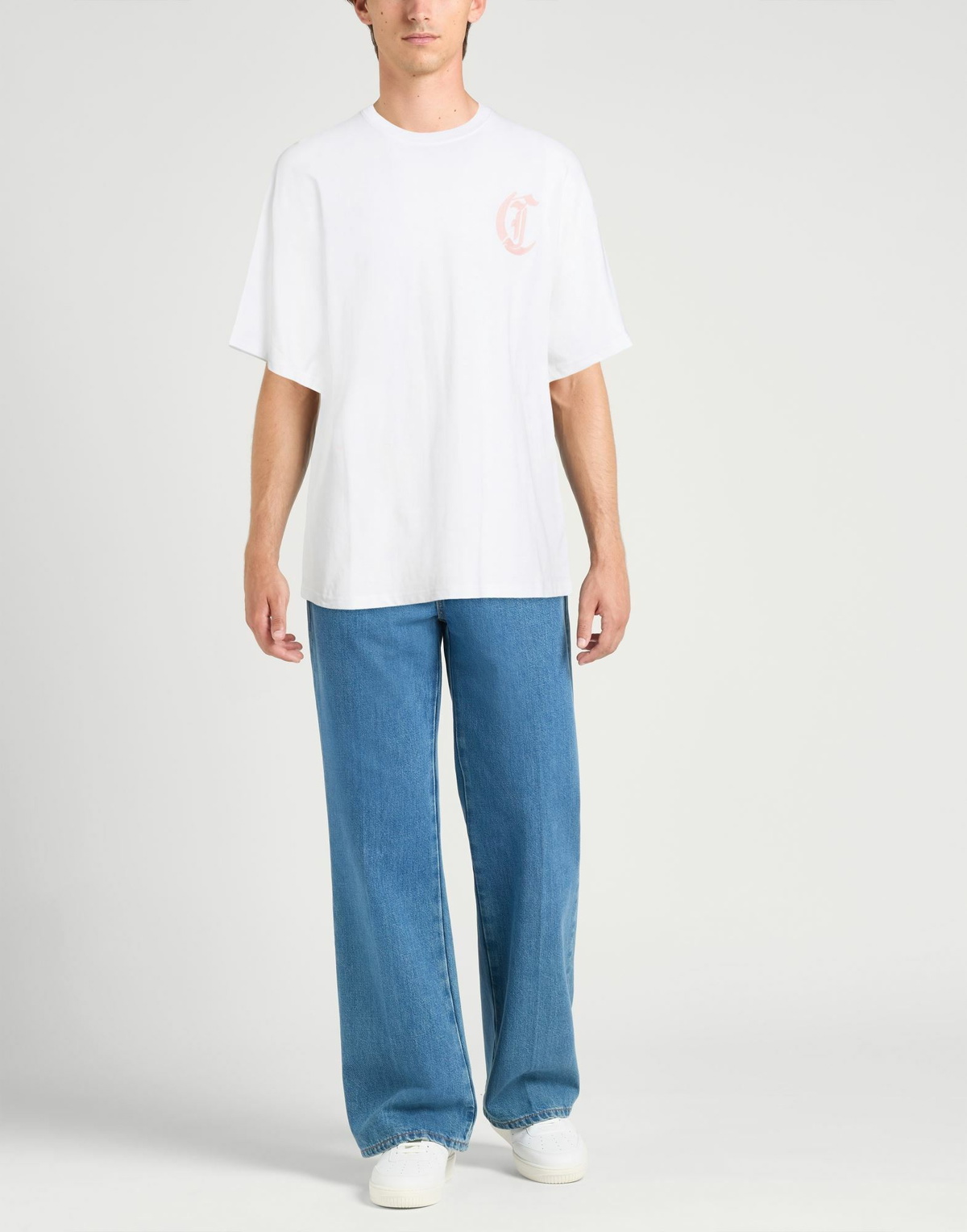 Just Cavalli Mens T-shirt in White