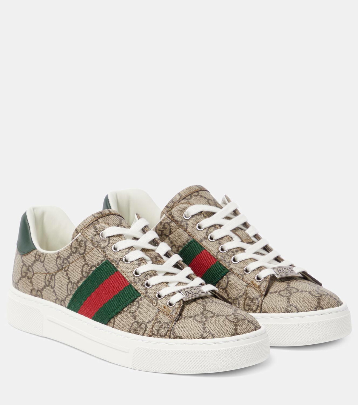 Gucci Ace leather sneakers - White