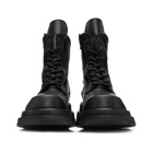 Julius Black Wide Sole Combat Boots