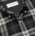 Officine Generale - Button-Down Collar Checked Lyocell Shirt - Gray