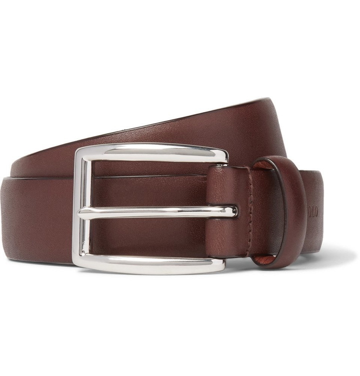 Photo: Polo Ralph Lauren - 3cm Brown Leather Belt - Men - Brown