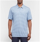 Nike Golf - Essential Striped Dri-FIT Golf Polo Shirt - Blue
