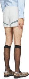 Martine Rose Grey Zapper Shorts