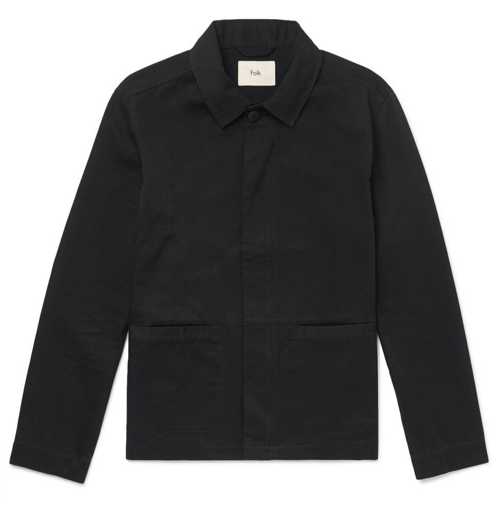 Photo: Folk - Burner Cotton-Twill Jacket - Men - Black