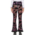Chopova Lowena Purple Dew Sweeper Mesh Leggings
