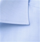 Ermenegildo Zegna - Cutaway Collar Cotton-Oxford Shirt - Blue