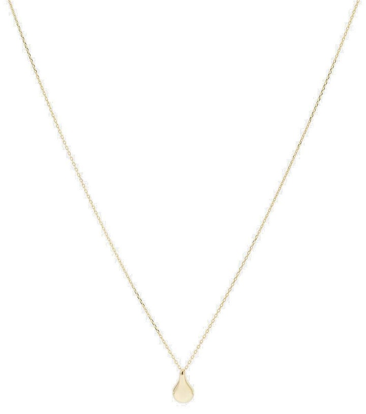 Photo: Stone and Strand Golden Droplet 10kt gold necklace
