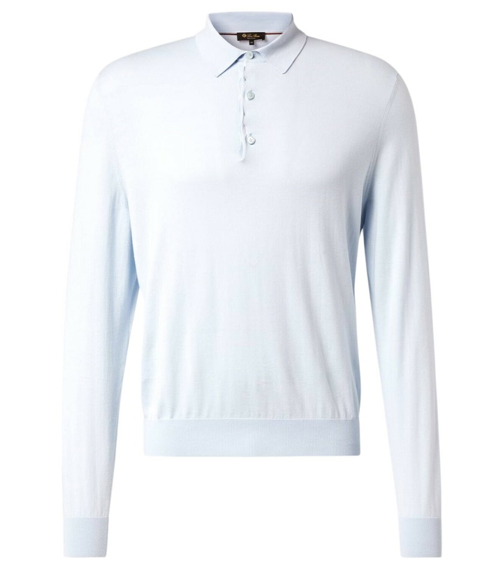 Photo: Loro Piana Loro Island cotton polo sweater