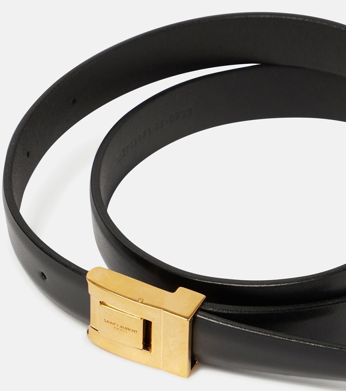 saint laurent leather belt