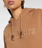 'S Max Mara Agre logo cotton-blend jersey hoodie