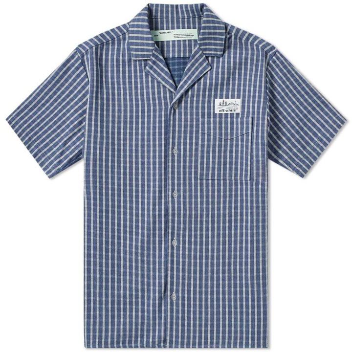 Photo: Off-White Check Vacation Shirt Blue