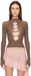 Poster Girl Brown Zenobia Sweater