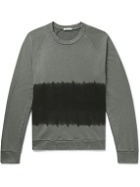 James Perse - Tie-Dyed Supima Cotton-Jersey Sweatshirt - Gray