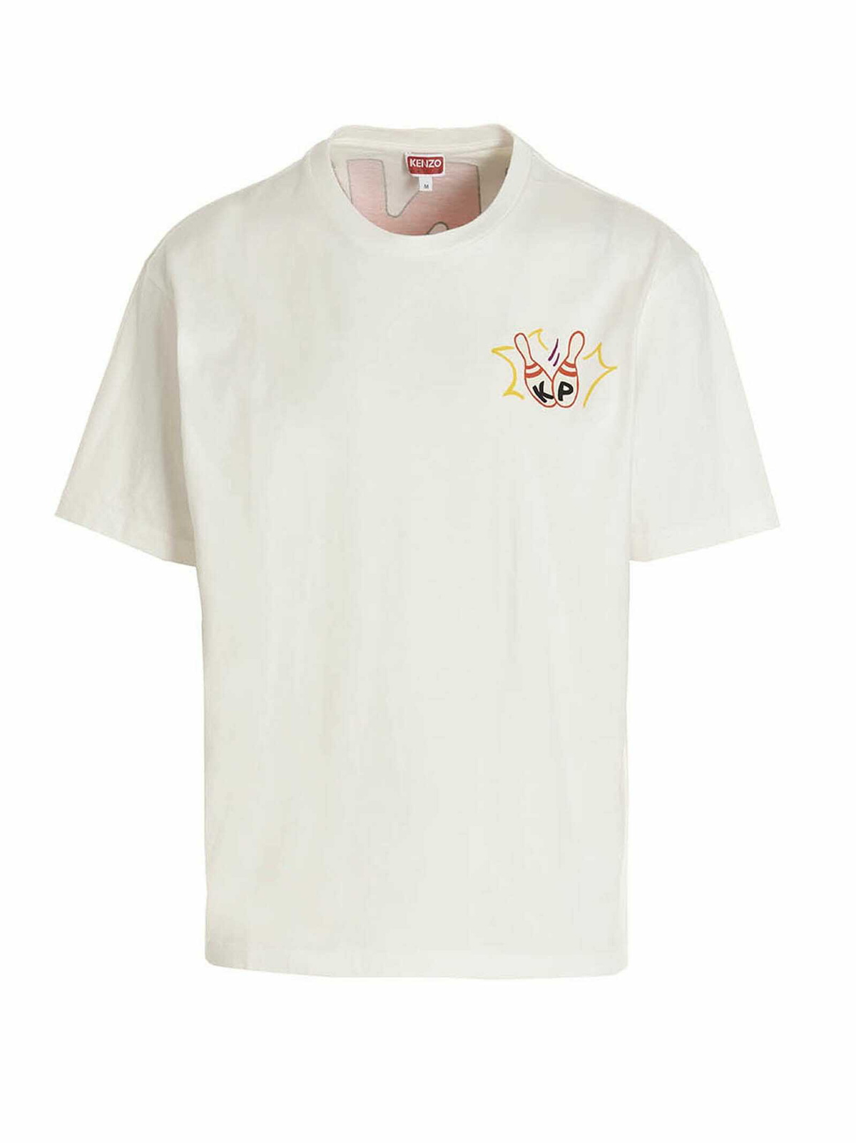 KENZO - VERDY Logo-Flocked Cotton-Jersey T-Shirt - White Kenzo