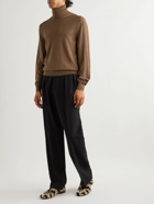 TOM FORD - Cashmere and Silk-Blend Rollneck Sweater - Brown