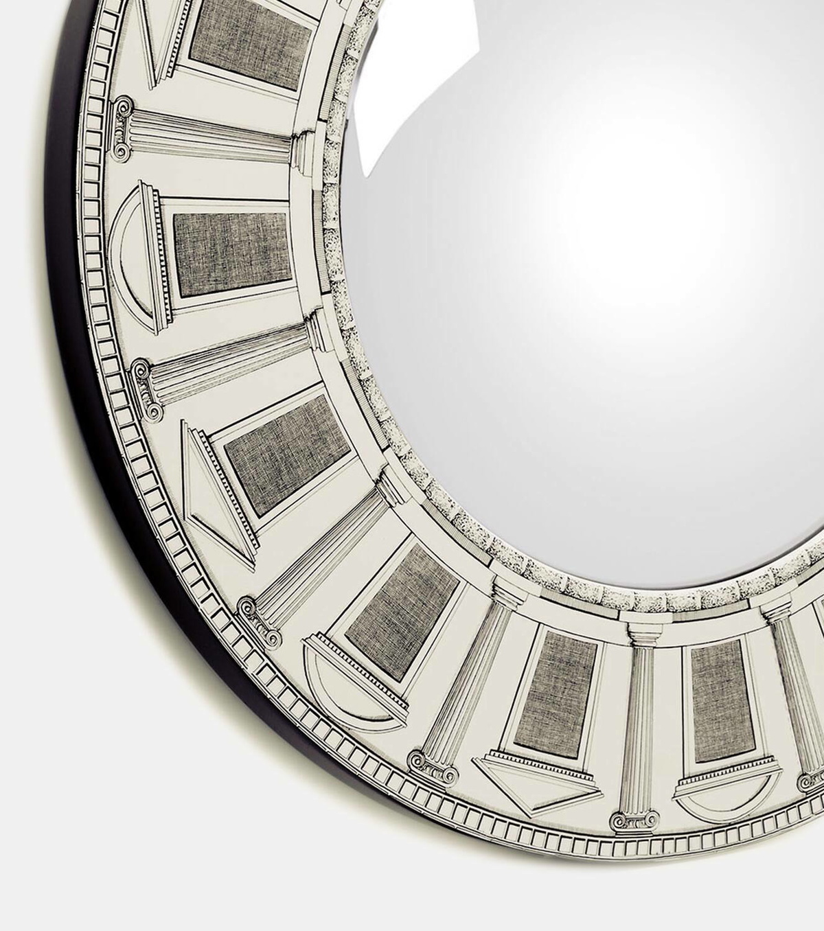 Fornasetti Architettura convex wall mirror