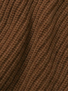 Howlin' - Mystical Adventure Ribbed Shetland Wool Sweater - Brown