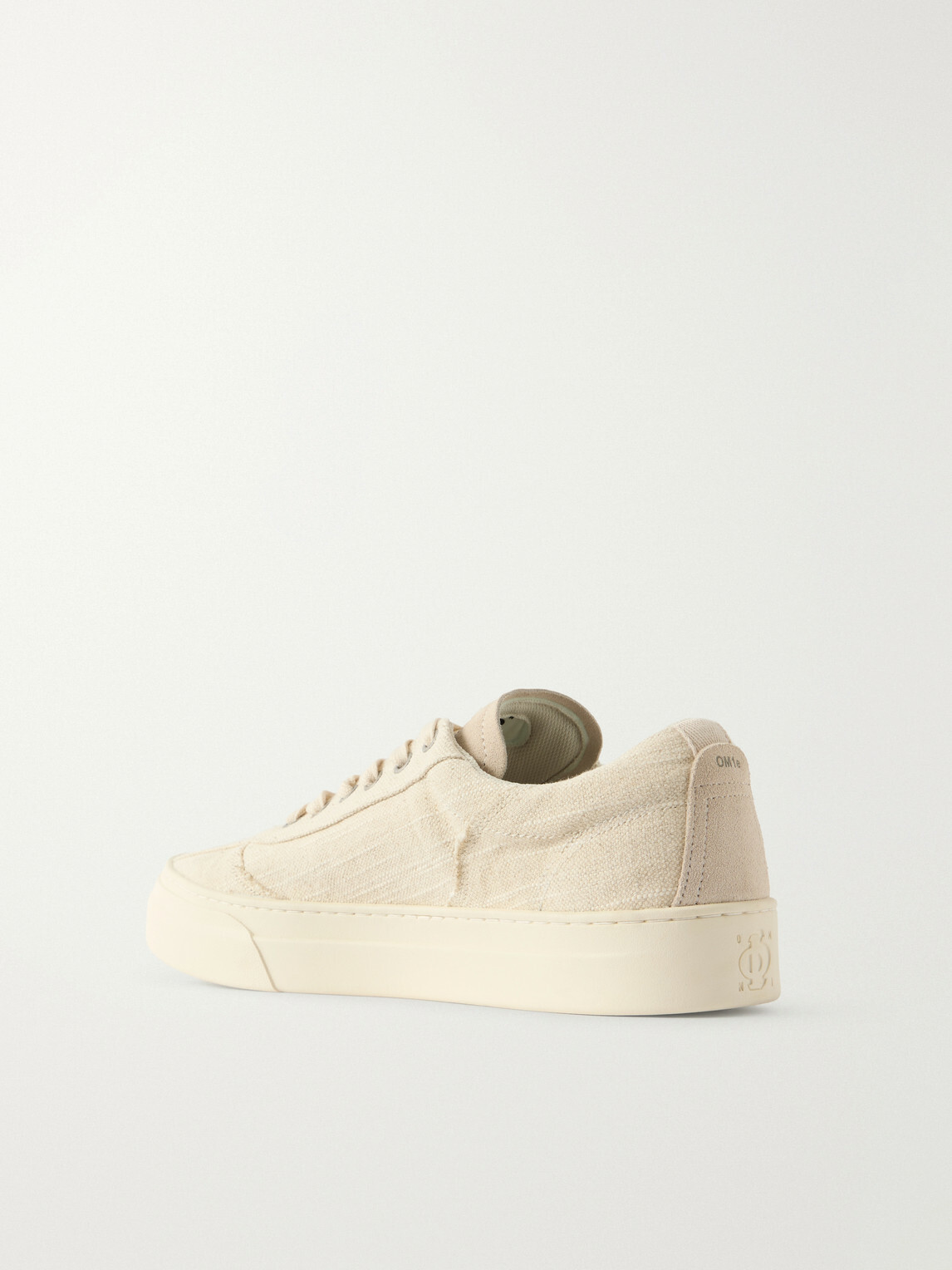 Omni - Dellow Suede-Trimmed Distressed Drill Sneakers - Neutrals