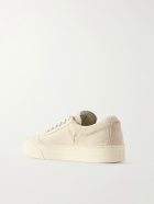 Omni - Dellow Suede-Trimmed Distressed Drill Sneakers - Neutrals