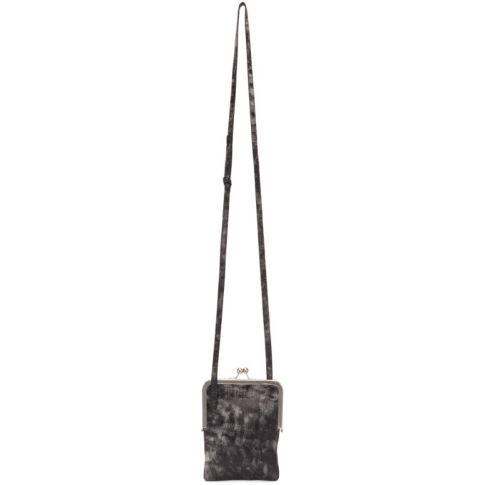 Photo: Ann Demeulemeester SSENSE Exclusive Black and Grey Wallet Bag