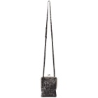 Ann Demeulemeester SSENSE Exclusive Black and Grey Wallet Bag
