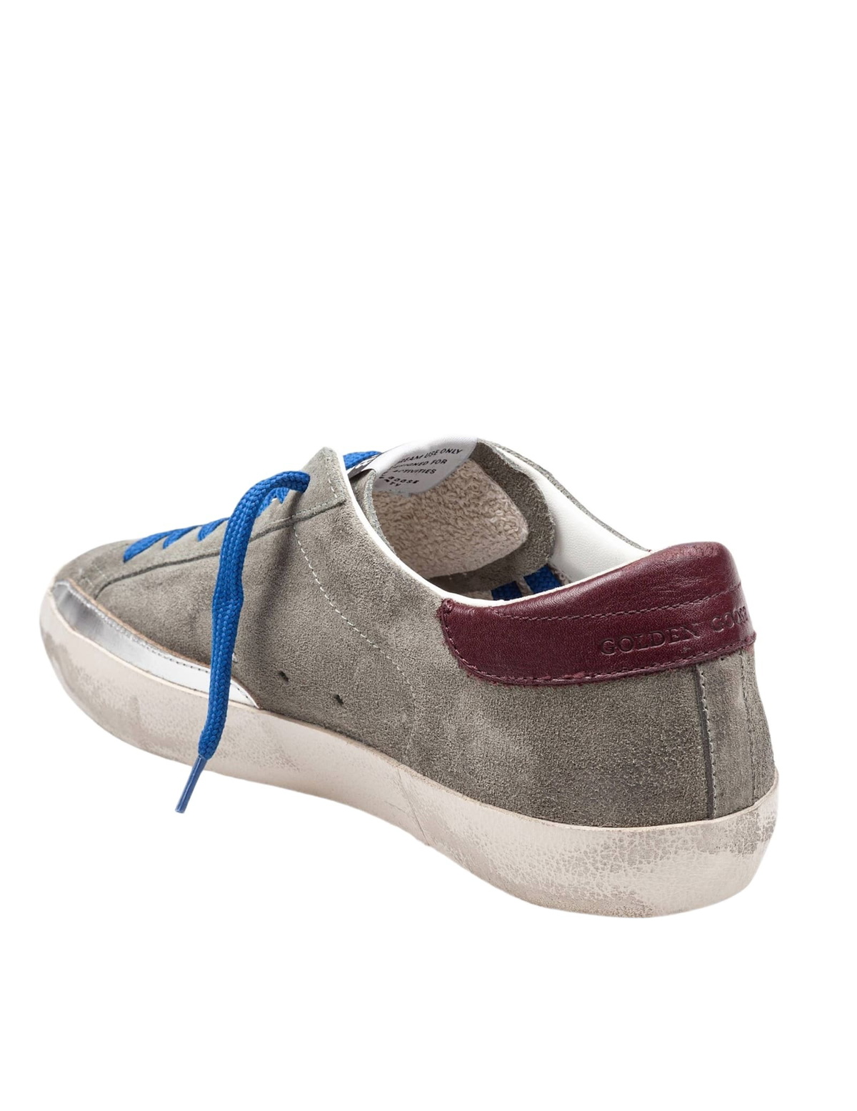 Golden Goose Super Star Sneakers In Suede Color Green And Kenya