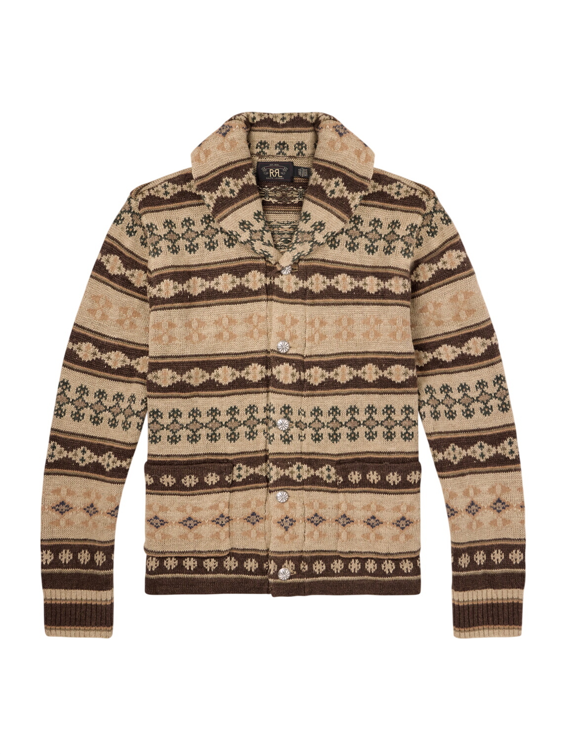 RRL Tan Suede Western Shirt RRL