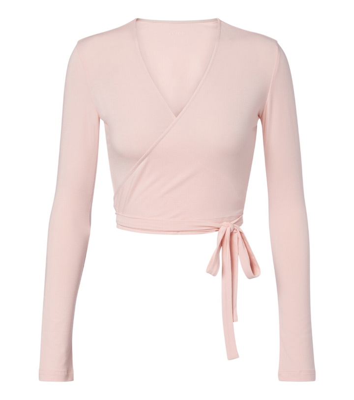 Photo: Norba Ribbed-knit wrap top