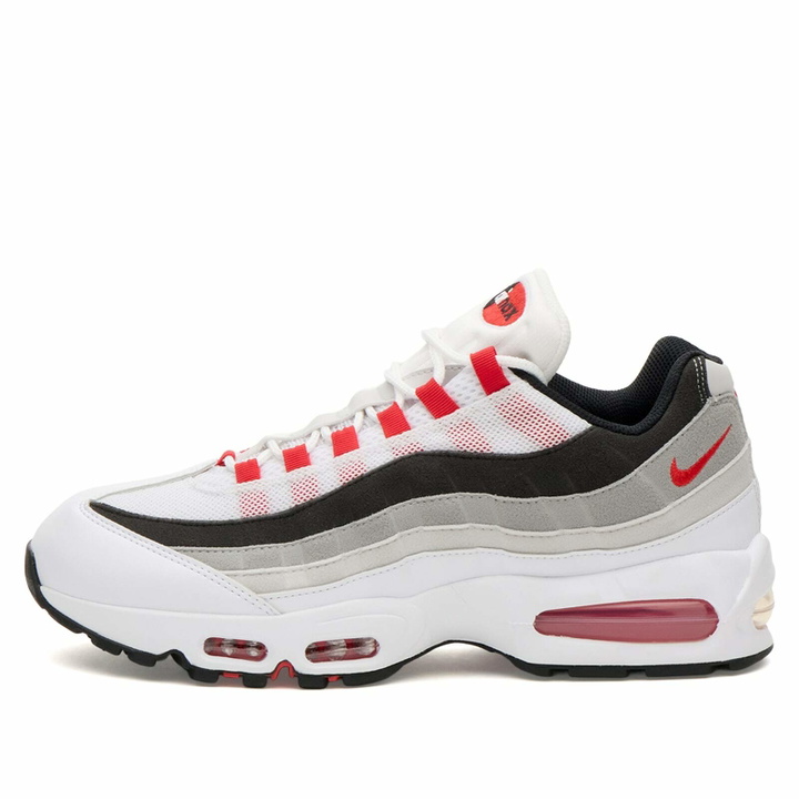 Photo: Nike Air Max 95 Big Bubble Sneaker in White/Red/Black