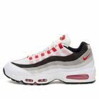 Nike Air Max 95 Big Bubble Sneaker in White/Red/Black