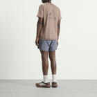 Adidas x Song for the Mute Running T-Shirt in Trace Brown