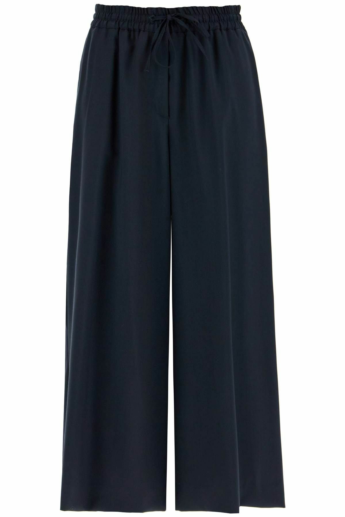 WEEKEND MAX MARA 'cropped elmo' wool trousers in Blue