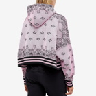 AMIRI Women's Bandana Basketball Hoody in Pink