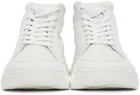 Phileo SSENSE Exclusive White Essentiel Mid Sneakers