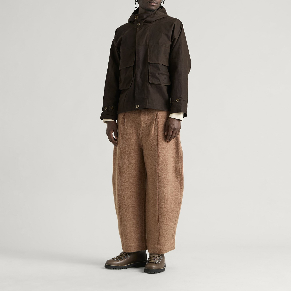 Gander Men's Waxed Peveril Jacket in Chocolate