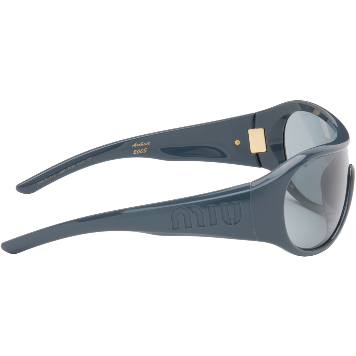 Miu Miu Eyewear Blue 'Archive 2005' Sunglasses