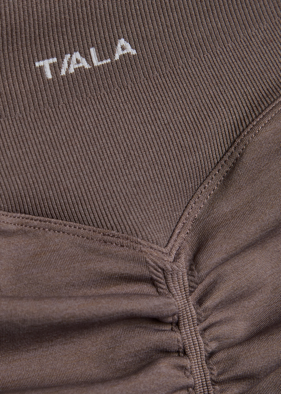 Tala Sculpted Seamless Technical-stretch Leggings Dark Brown