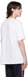 Balmain White Printed T-Shirt