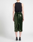 Jucca Womens Midi skirt Dark in Green