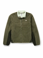 Nike - ACG Canwell Glacier Logo-Embroidered Therma-FIT ADV Fleece Jacket - Green