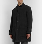 YMC - Factory Padded Garment-Dyed Wool-Blend Coat - Black