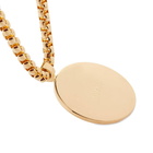 Versace Men's Medusa Head Medallion Necklace in Gold