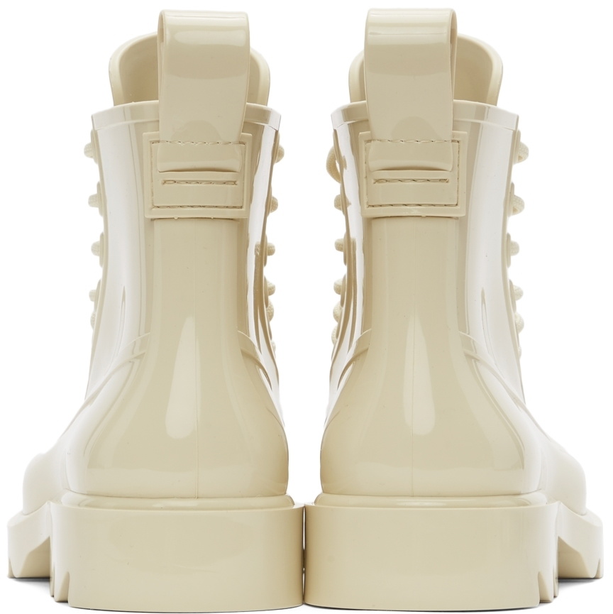 Bottega Veneta Beige Stride Ankle Boots Bottega Veneta