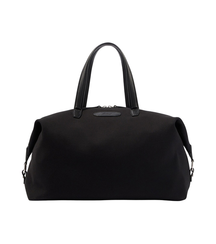 Photo: Brioni Leather-trimmed canvas duffel bag